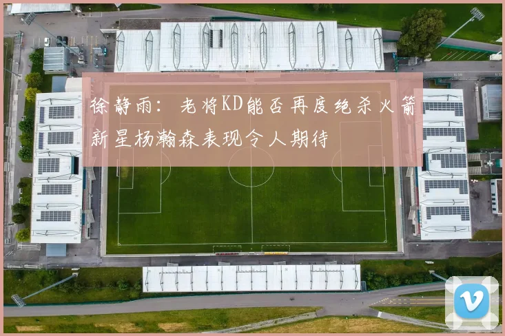 徐静雨：老将KD能否再度绝杀火箭新星杨瀚森表现令人期待